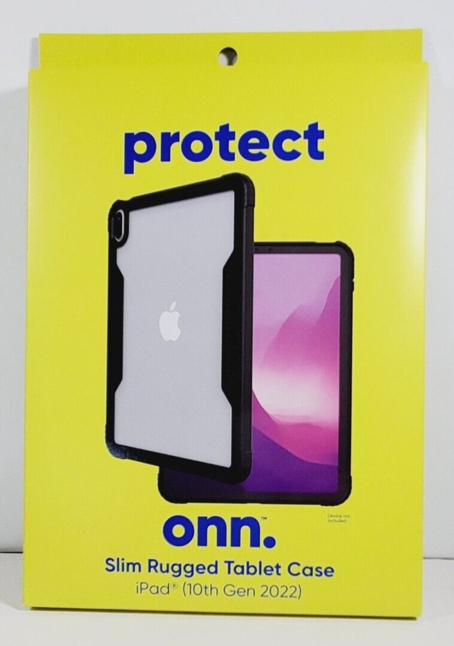 New in Box Protect ONN Slim Rugged Tablet Case iPad 10th Gen 2022 Drop Tested